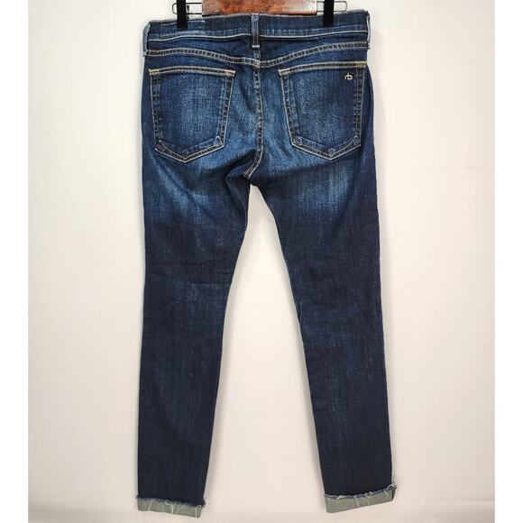 Rag & Bone Dre Slim Fit Boyfriend Frayed Hem in Yesler 27 - Picture 3 of 9